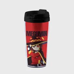 Термокружка-непроливайка Megumin держит шляпу