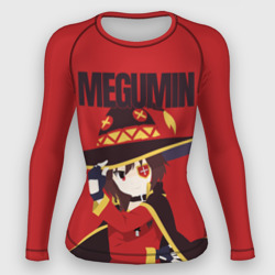Женский рашгард 3D Megumin держит шляпу
