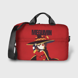 Сумка для ноутбука 3D Megumin держит шляпу