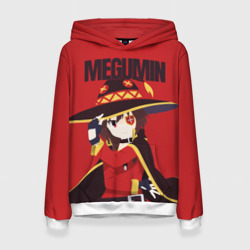 Женская толстовка 3D Megumin держит шляпу