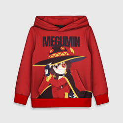 Детская толстовка 3D Megumin держит шляпу