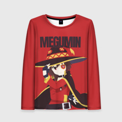 Женский лонгслив 3D Megumin держит шляпу