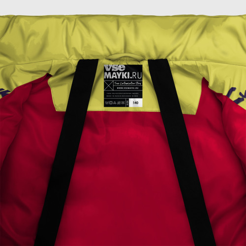 Зимняя куртка для мальчиков 3D Cyberpunk 2077 с Киану Джонни Сильверхенд, цвет красный - фото 7