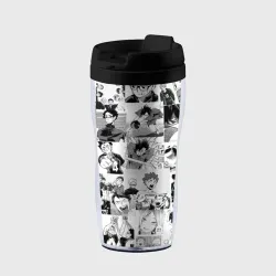 Термокружка-непроливайка Haikyu pattern