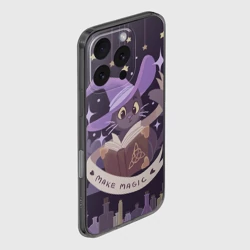 Чехол для iPhone 16 Pro силиконовый с защитой камеры Make Magic - делаем магию - фото 2