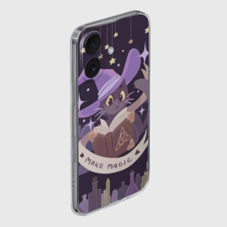 Чехол для iPhone 16 силиконовый с защитой камеры Make Magic - делаем магию - фото 2