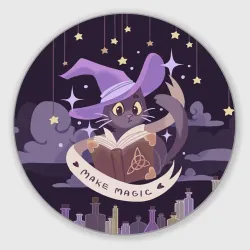 Круглый коврик для мышки Make Magic - делаем магию