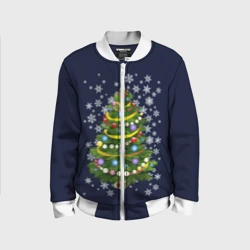 Детский бомбер 3D Новогодняя Ёлка