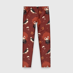 Детские леггинсы 3D Genshin Impact - Дилюк паттерн