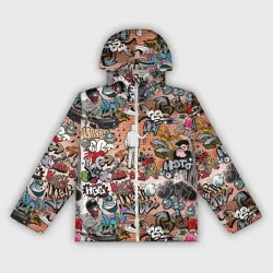 Женская ветровка 3D Граффити