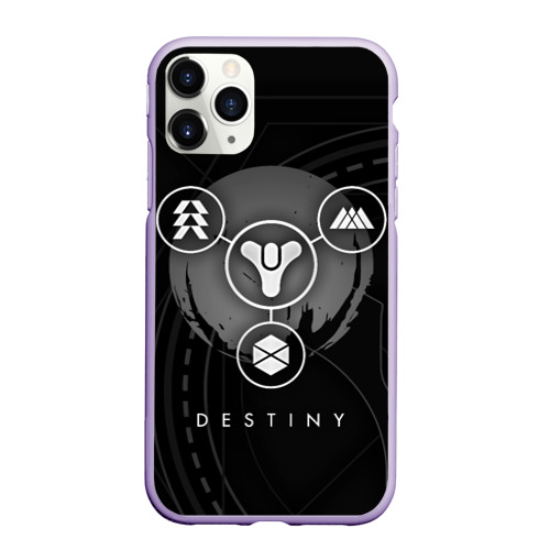 Чехол для iPhone 11 Pro матовый Destiny, цвет светло-сиреневый