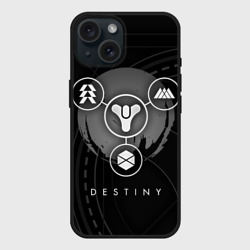 Чехол силиконовый для Apple iPhone 15 матовый Destiny