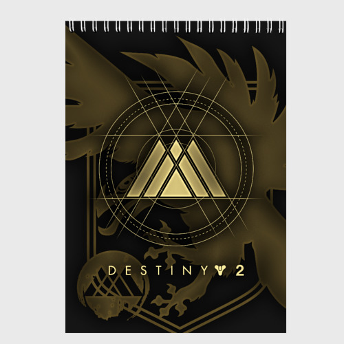 Скетчбук Destiny, warlock, цвет белый