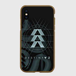 Чехол для iPhone XS Max матовый Destiny, hunter