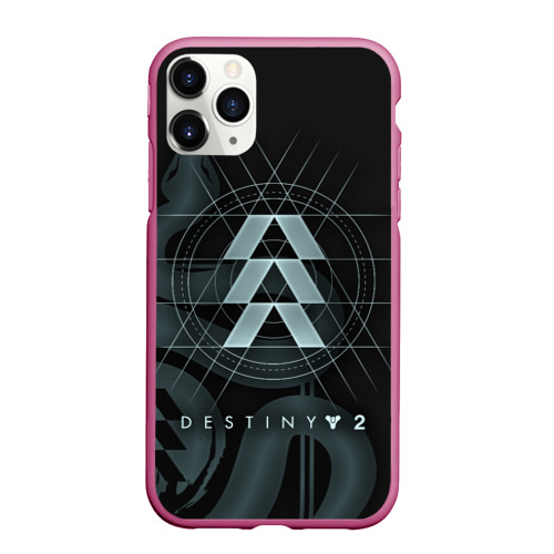 Чехол для iPhone 11 Pro матовый Destiny, hunter, цвет малиновый