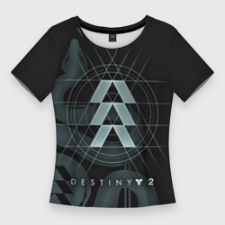 Женская футболка 3D Slim Destiny, hunter