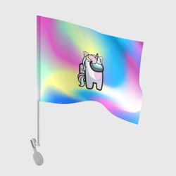 Флаг для автомобиля Among Us Unicorn