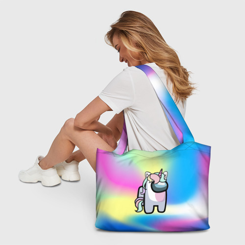 Пляжная сумка 3D Among Us Unicorn - фото 6