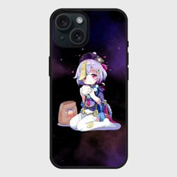 Чехол силиконовый для Apple iPhone 15 матовый Genshin Impact