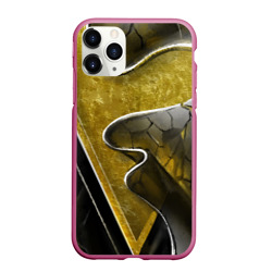 Чехол для iPhone 11 Pro Max матовый Золотой треугольник