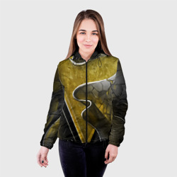 Женская куртка 3D Золотой треугольник - фото 2
