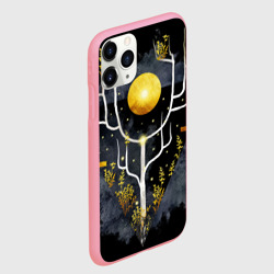 Чехол для iPhone 11 Pro Max матовый Графит и золото: дерево жизни - фото 2