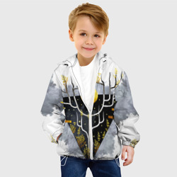 Детская куртка 3D Графит и золото: дерево жизни - фото 2