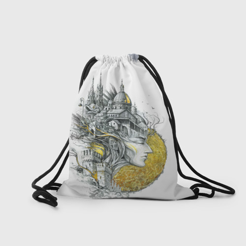Рюкзак-мешок 3D Город в голове - фото 2