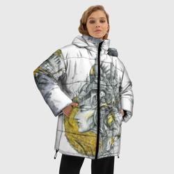 Женская зимняя куртка Oversize Город в голове - фото 2