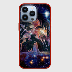 Чехол для iPhone 13 Pro Дивные звери - грифон