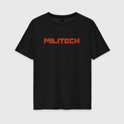 Женская футболка хлопок Oversize Militech