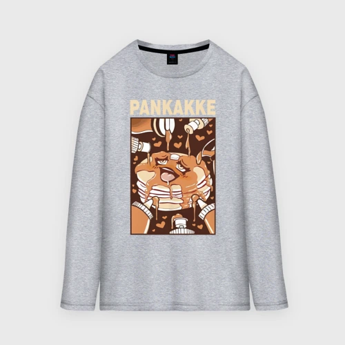 Мужской лонгслив oversize хлопок Pankakke