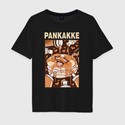Pankakke – Мужская футболка хлопок Oversize с принтом купить со скидкой в -16%