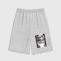 Женские шорты oversize футер хлопок Cute girl