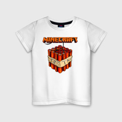 Детская футболка хлопок Minecraft