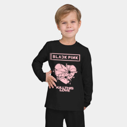 Детская пижама с лонгсливом хлопок Blackpink - фото 2