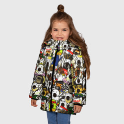 Зимняя куртка для девочек 3D Ничоси - фото 2