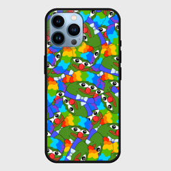 Чехол для iPhone 14 Pro Max Пепе клоун паттерн