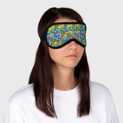 Маска для сна 3D Пепе клоун паттерн - фото 2