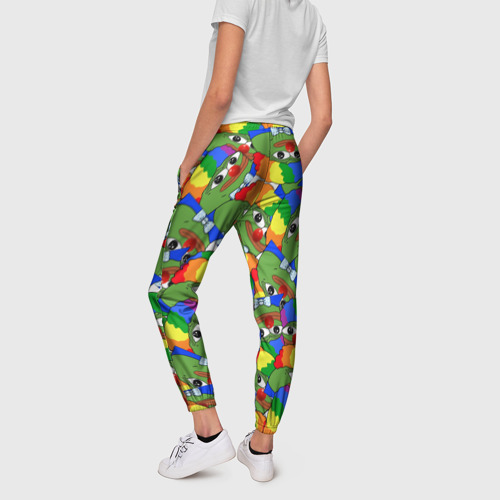 Женские брюки 3D Пепе клоун, цвет 3D печать - фото 4