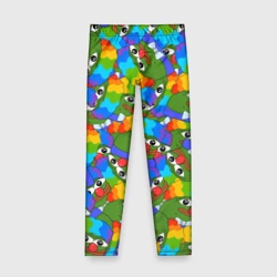 Детские леггинсы 3D Пепе клоун паттерн