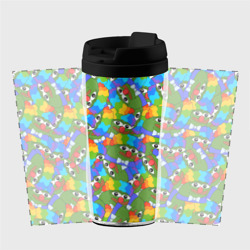 Термокружка-непроливайка Пепе клоун паттерн - фото 2