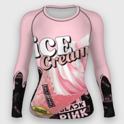 Женский рашгард 3D Blackpink ice cream