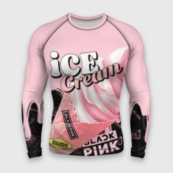 Мужской рашгард 3D Blackpink ice cream