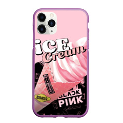 Чехол для iPhone 11 Pro Max матовый Blackpink ice cream