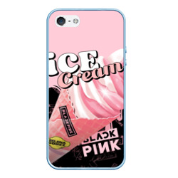 Чехол для iPhone 5/5S матовый Blackpink ice cream