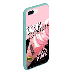 Чехол для iPhone 7Plus/8 Plus матовый Blackpink ice cream - фото 2