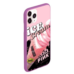 Чехол для iPhone 11 Pro Max матовый Blackpink ice cream - фото 2
