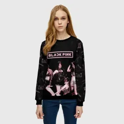Женский свитшот 3D Blackpink - фото 2