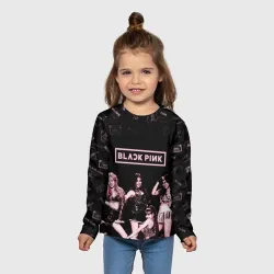Детский лонгслив 3D Blackpink - фото 2